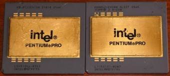 2x Intel Pentium Pro 150 & 200 MHz CPUs KB80521EX150 256K sSpec: SY010 & KB80521EX200 256K sSpec: SL22T Malay 1995